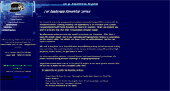 Desktop Screenshot of fortlauderdaleairportcarservice.com